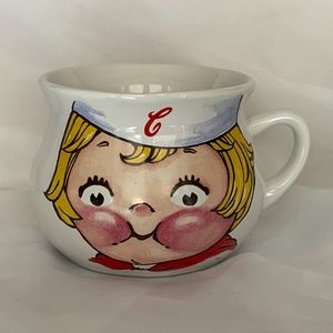 Campbell Soup Retro Vintage Houston Harvest Mug 1998 Girl on Both Sidess
